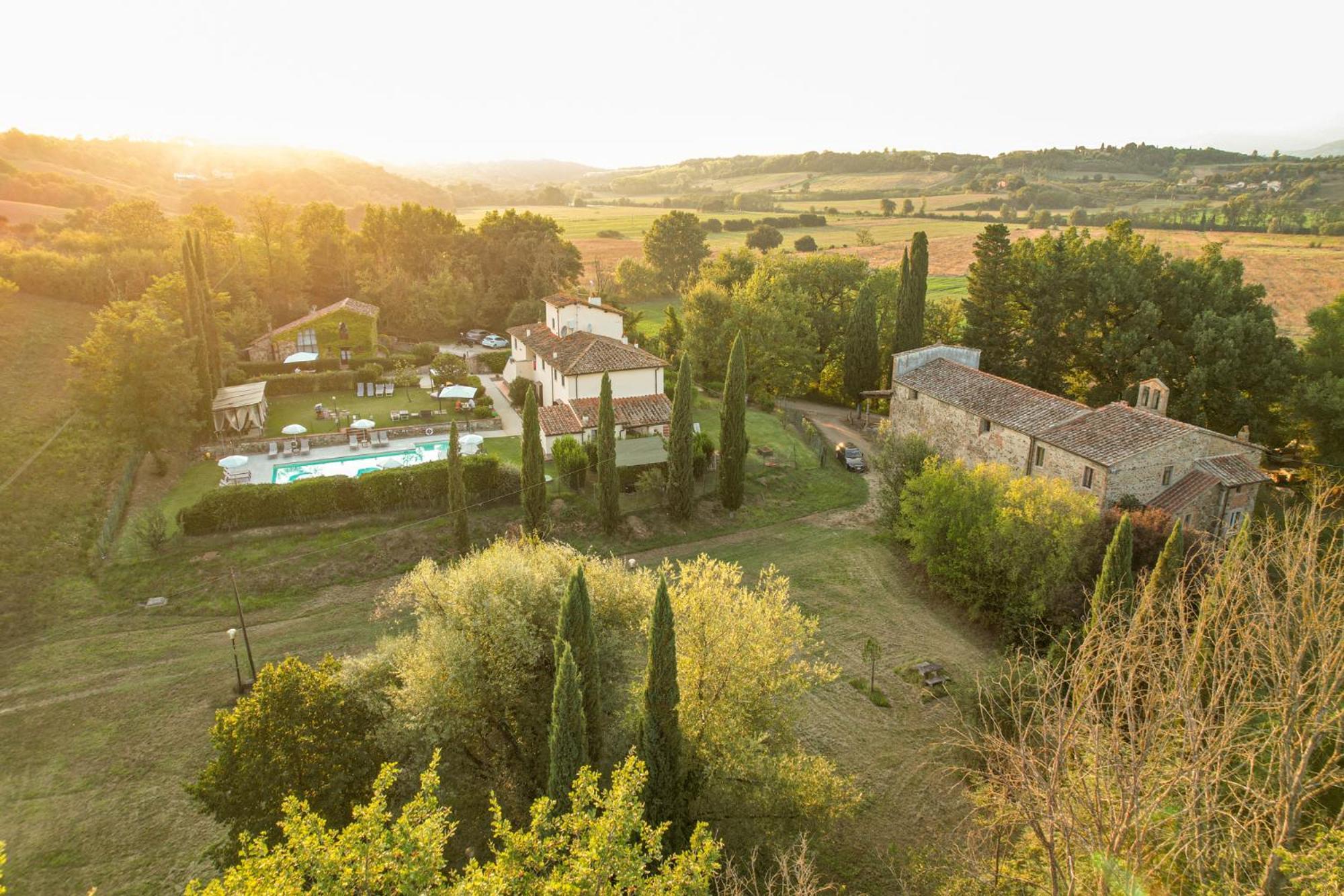 Borgo Santa Maria In Valle Villa Laterina Exterior foto